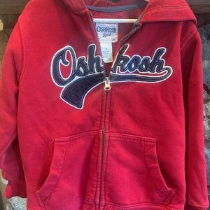 Oshkosh zip up jacket with hood size 6